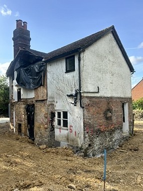 Flagstone 2 storey cottage Refurb and extensions