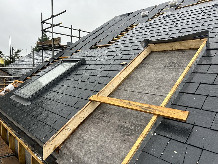 Slate roof
